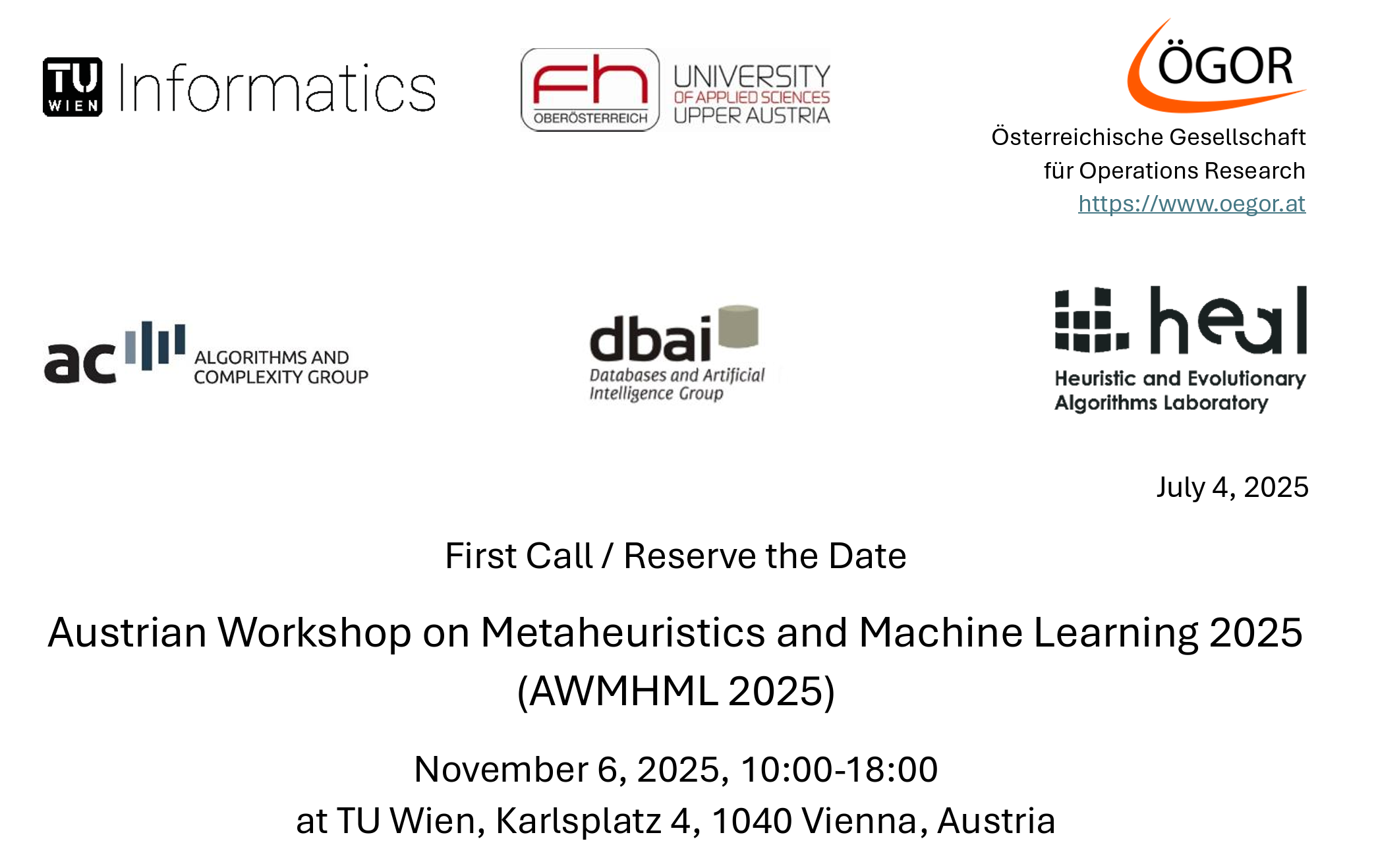 AI4Lab2Plant beim ÖGOR Workshop AWMHML 2025