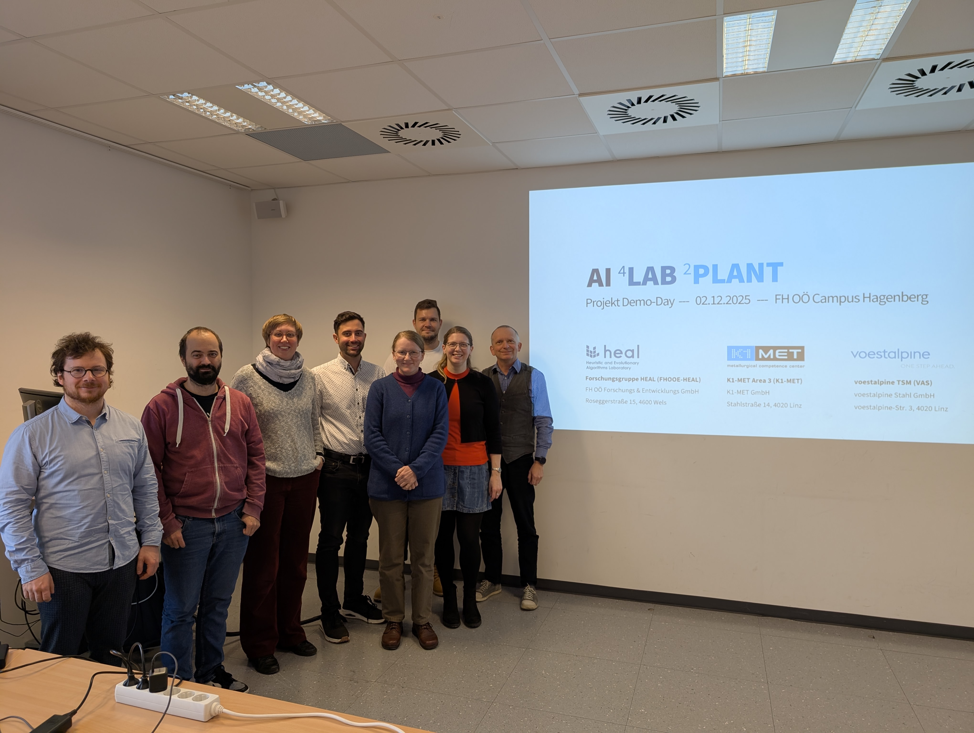 Erster AI4Lab2Plant Demo-Day